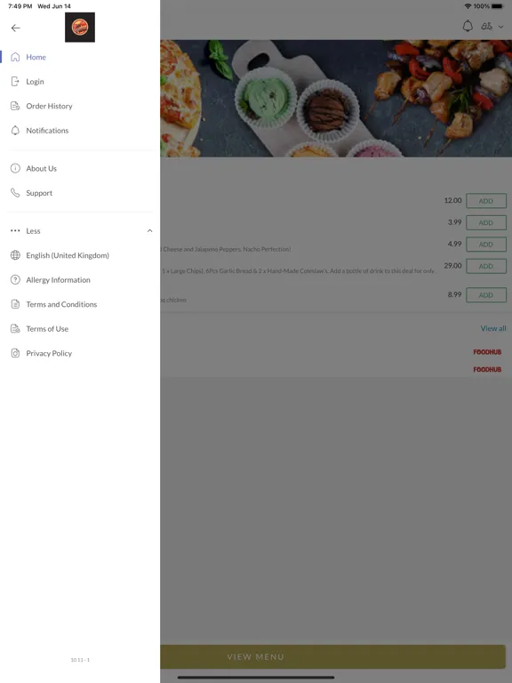 Capturas de pantalla de King Marios Pizza iPad 