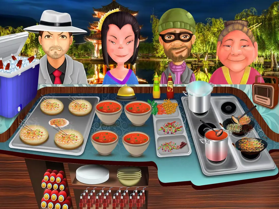 Fast Food Rush Cooking Games iPad  स्क्रीनशॉट