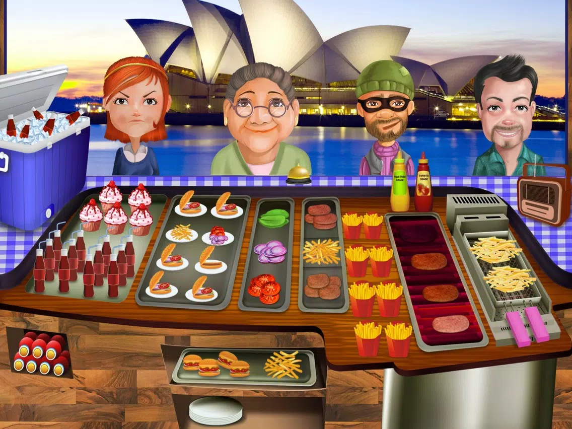 Скриншоты Fast Food Rush Cooking Games iPad 