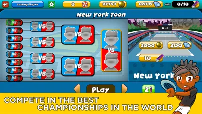 Captures d'écran de Virtual Toon Tennis 2021