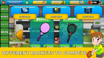 Captures d'écran de Virtual Toon Tennis 2021