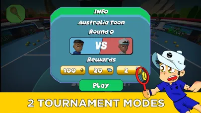 Captures d'écran de Virtual Toon Tennis 2021