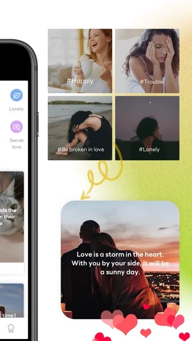 Capturas de tela do Hora - Share your stories