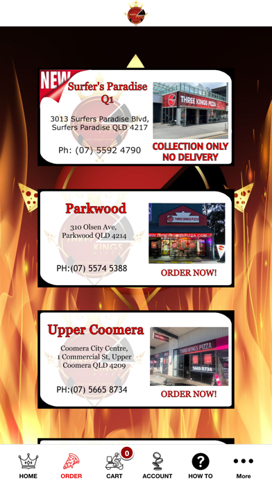 Capturas de pantalla de Three Kings Pizza