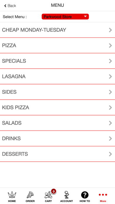 Capturas de pantalla de Three Kings Pizza
