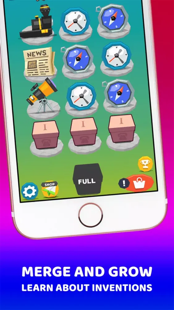 Merge Inventions Idle Learning Screenshots