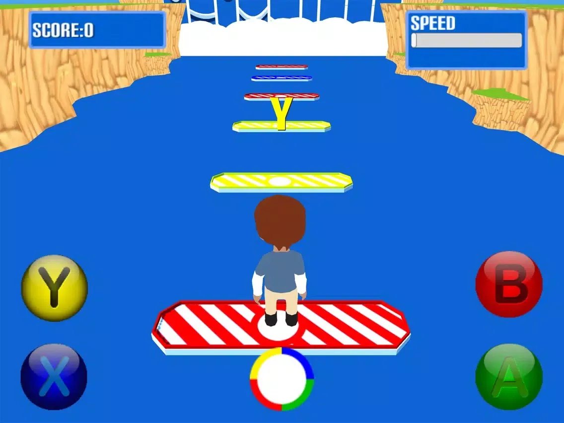 ภาพหน้าจอของ Stay Afloat: The Unfair Platformer iPad 