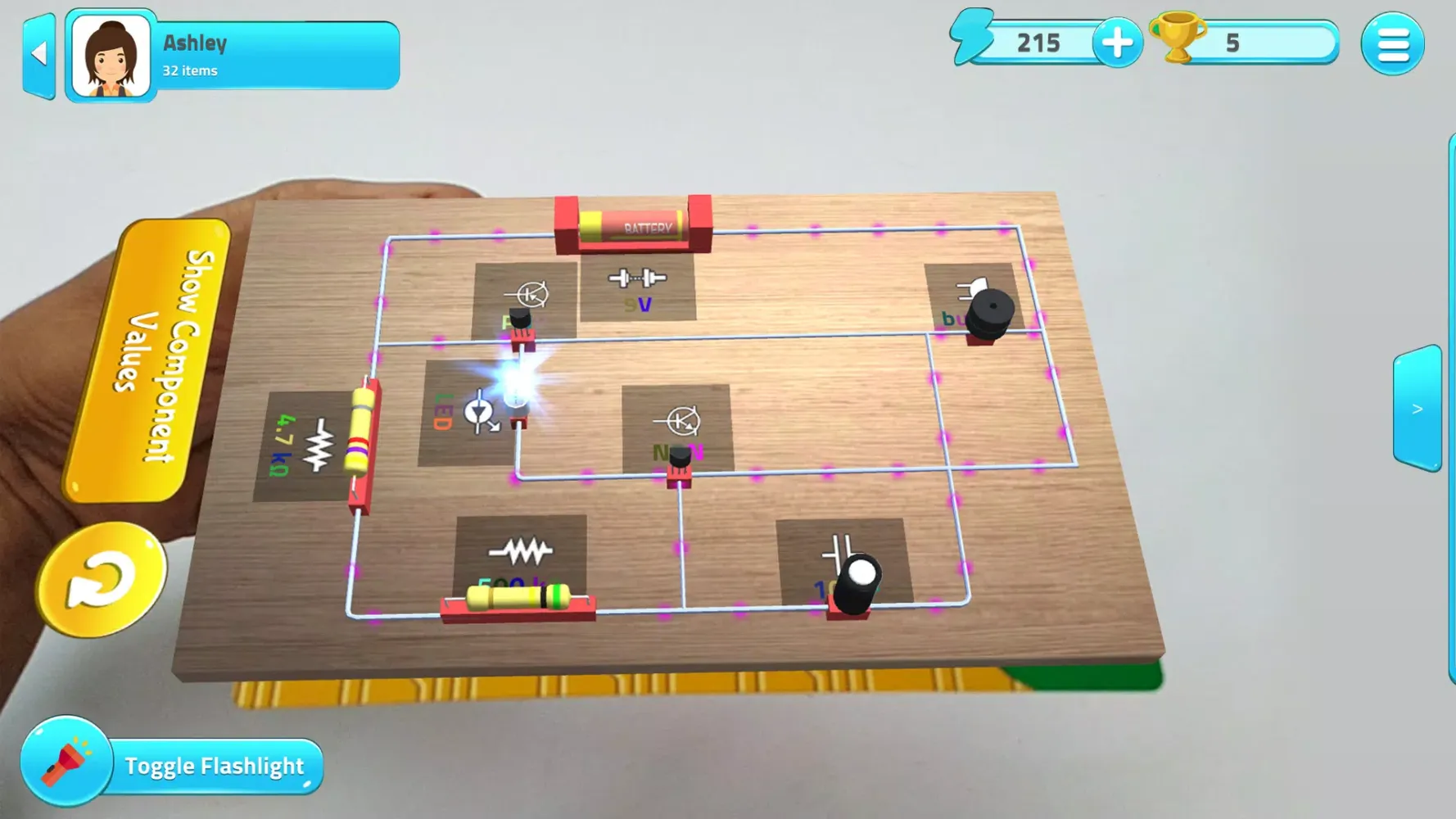 Electric Circuit AR Screenshots