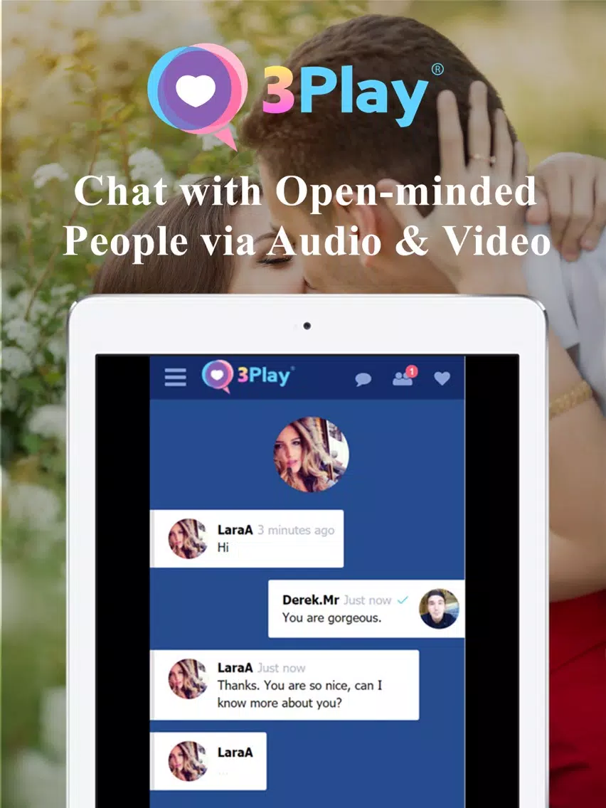 3PLAY Dating iPad  Screenshots