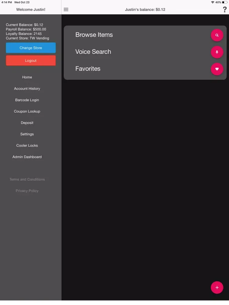 Food Corner by HGM iPad  Screenshots