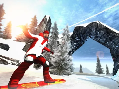 Screenshot di Snowboard Stunt Master iPad 
