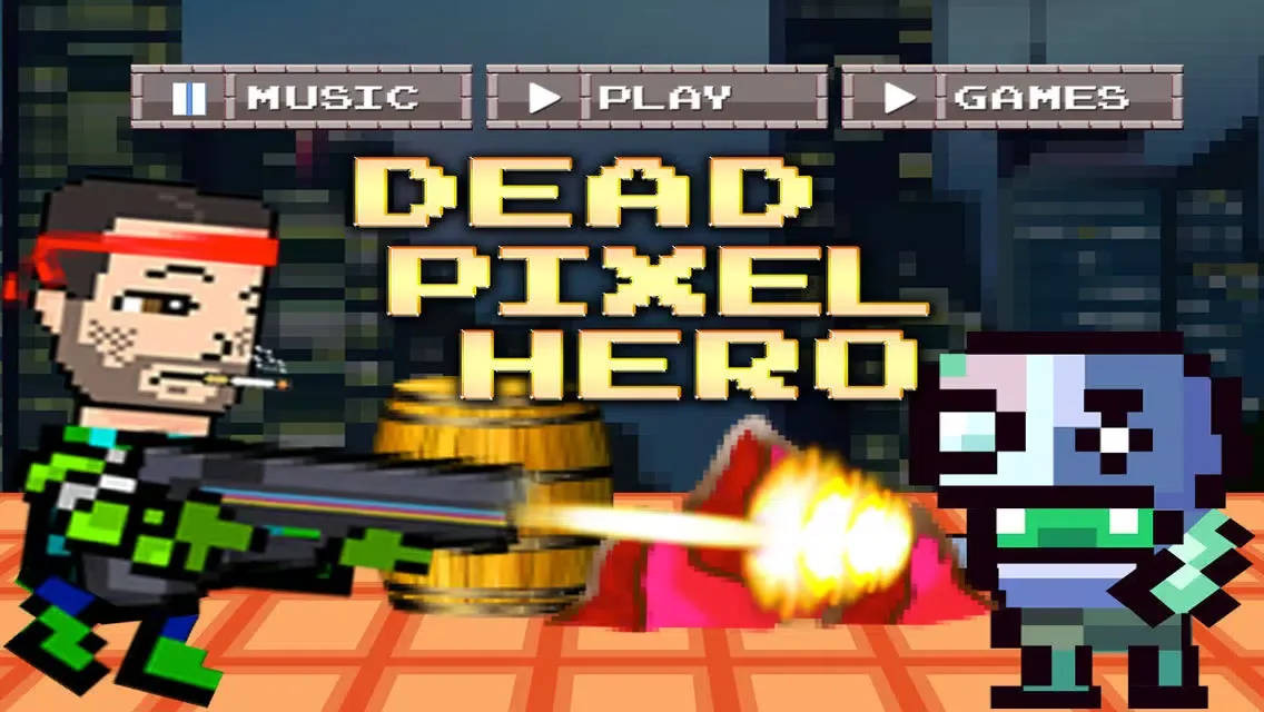 Zrzuty ekranu Dead Pixel Hero - Zombie Nation Free