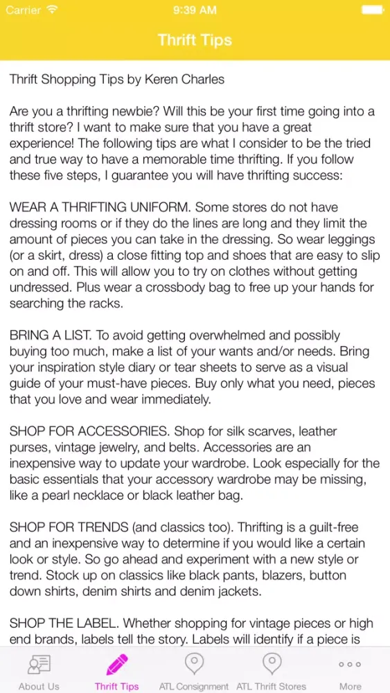 Thrifting Atlanta应用截图