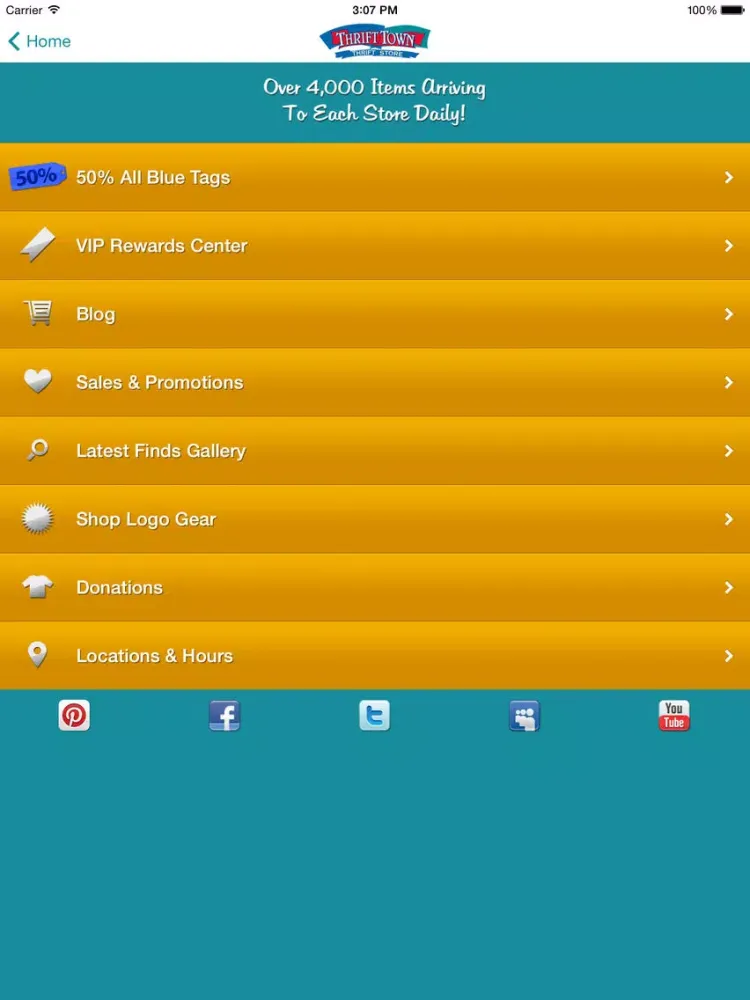 Capturas de tela do Thrift Town iPad 
