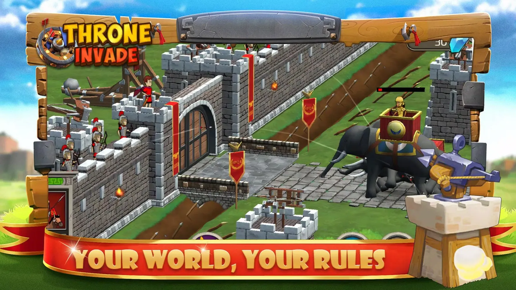 Throne Rush - Rise Kingdom War Screenshots