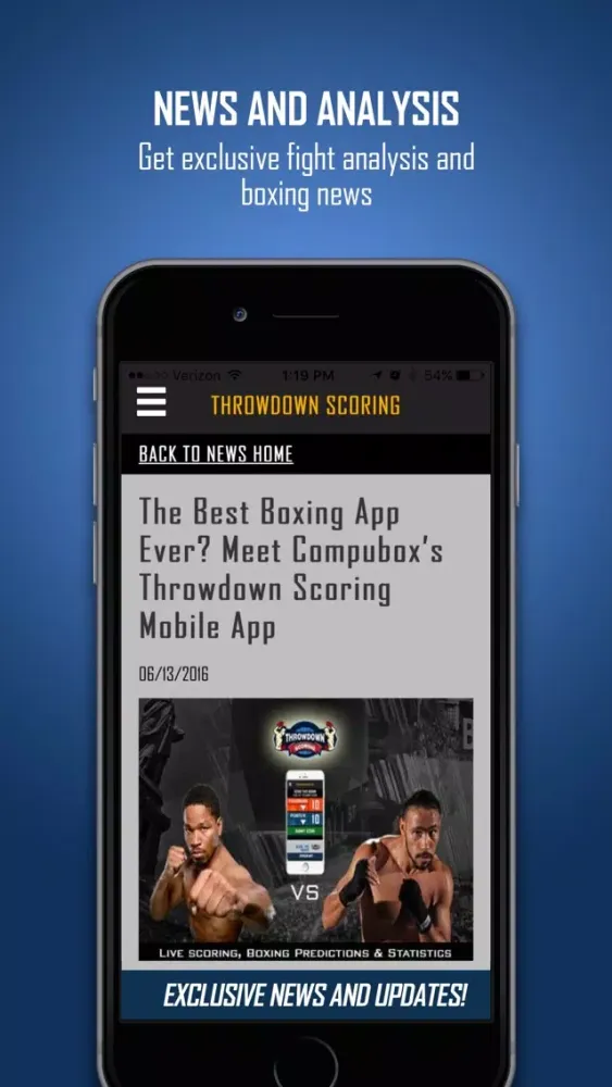 ภาพหน้าจอของ Throwdown Scoring
