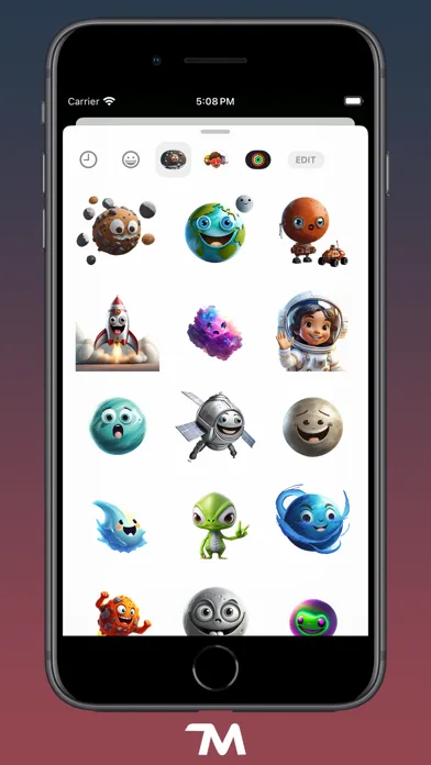 Space Faces Stickers应用截图