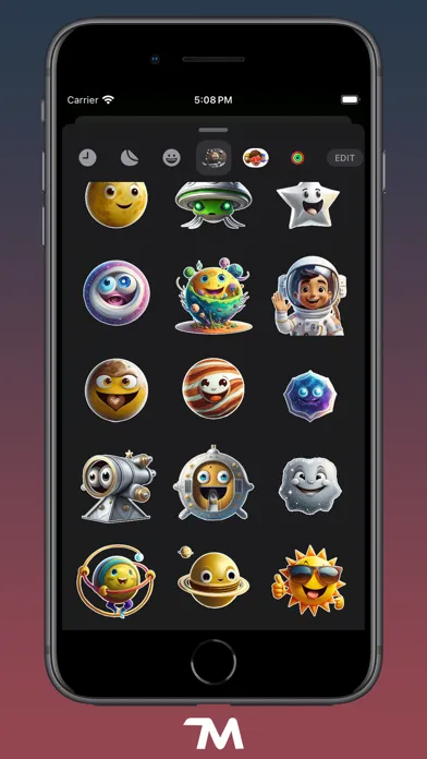 Space Faces Stickers应用截图