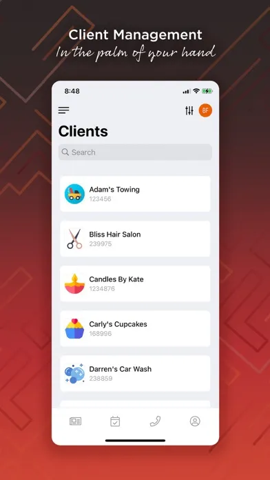 Screenshot di Firehawk CRM