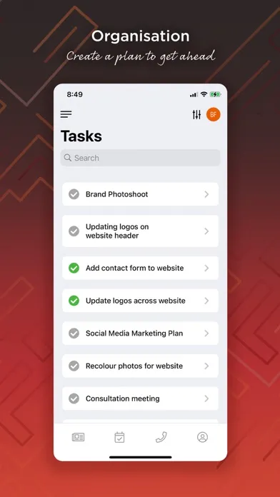 Screenshot di Firehawk CRM
