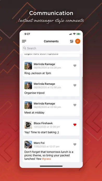 Screenshot di Firehawk CRM