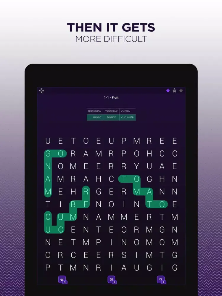 Wordly - Search and find words iPad  سکرین شاٹس