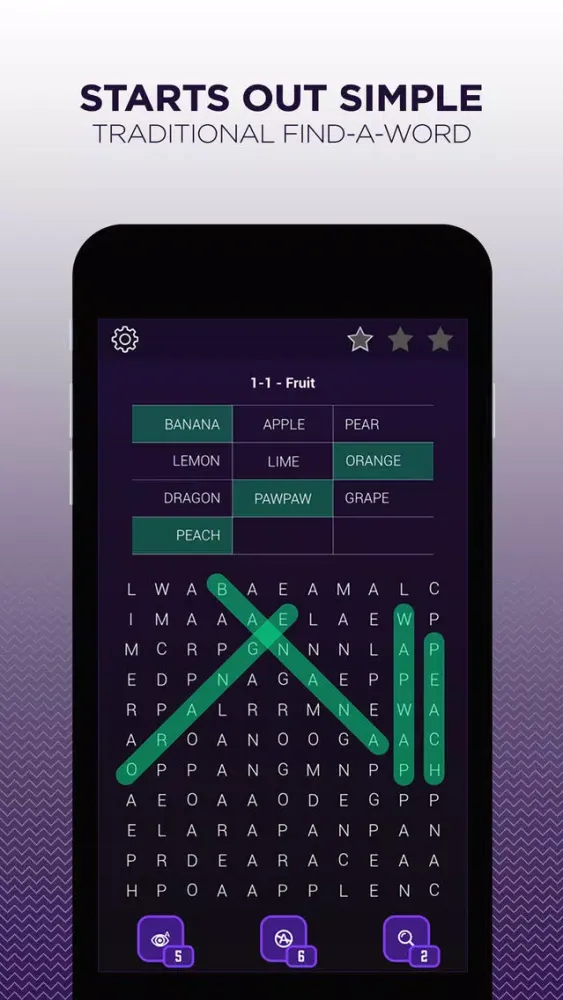 Wordly - Search and find words سکرین شاٹس