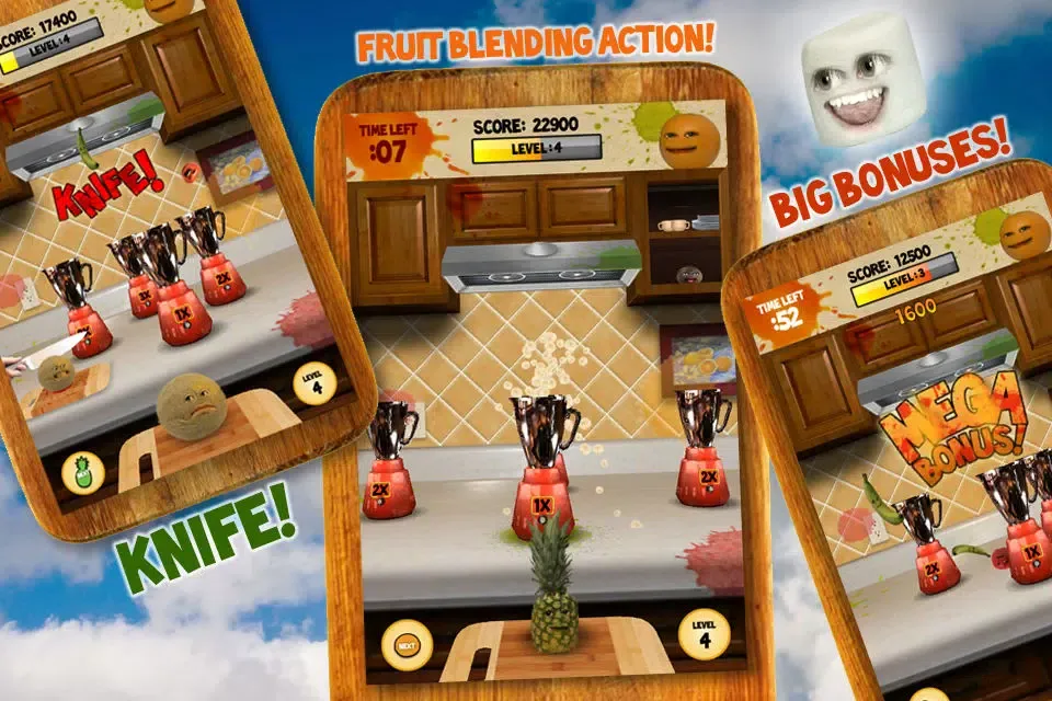 Zrzuty ekranu Annoying Orange: Kitchen Carnage Free