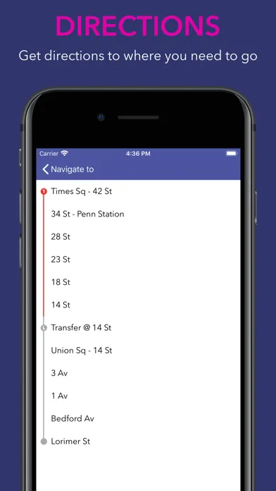 SUBWAY:NYC - Map + Train Times स्क्रीनशॉट