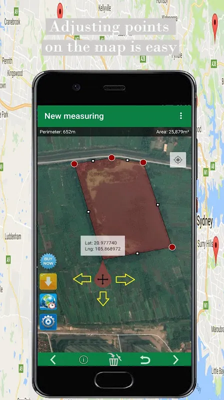 Скриншоты UTM Area Measure