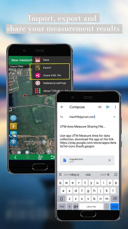 Скриншоты UTM Area Measure
