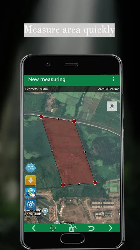 Скриншоты UTM Area Measure