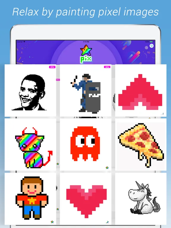 PixColor : Draw pixel art iPad  স্ক্রিনশট