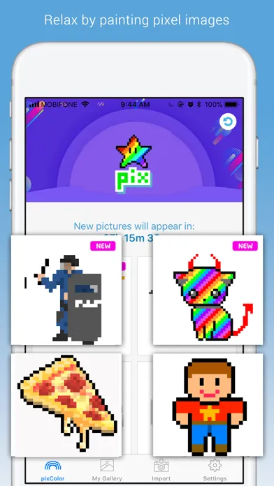 PixColor : Draw pixel art স্ক্রিনশট