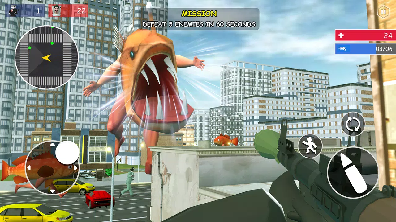 The Fish Shooter: FPS Survival Screenshots