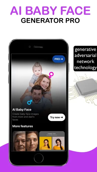 Screenshot di AI Baby Face Generator Pro