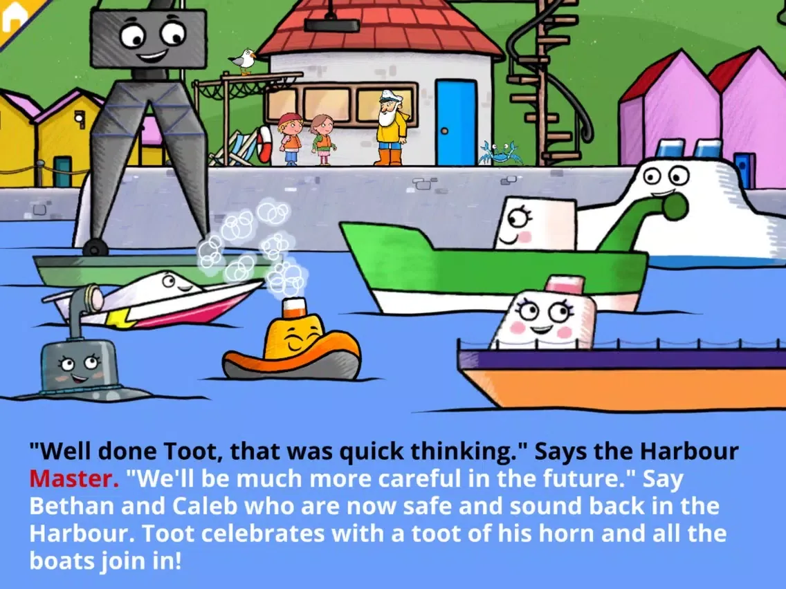Toot to the Rescue - Story Book for Kids iPad 应用截图