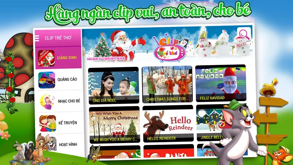 Zrzuty ekranu Clip Trẻ Thơ - Video kids, Phim hoạt hình, nhạc thiếu nhi.