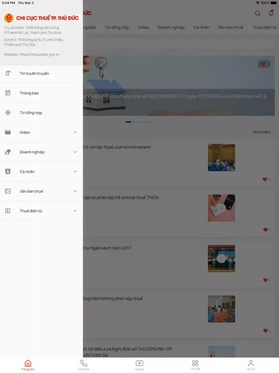 Thủ Đức Tax iPad  سکرین شاٹس