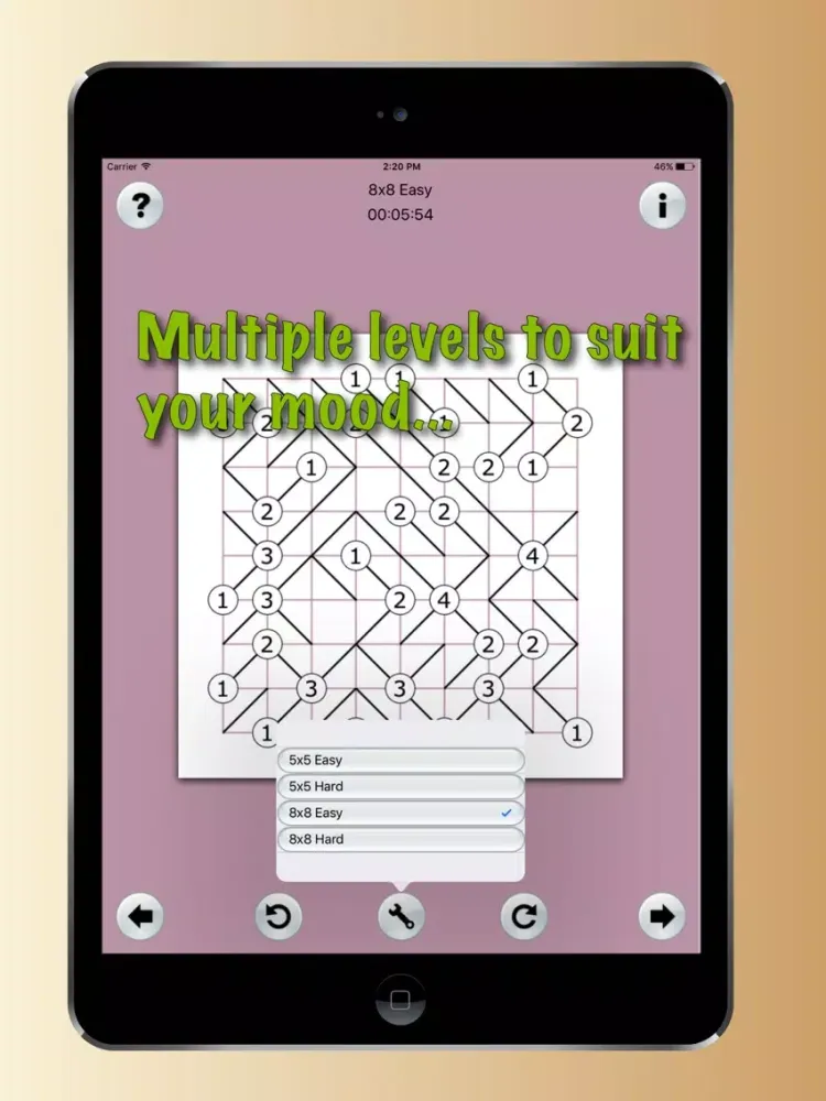 Tangkapan skrin GE SlantLite iPad 