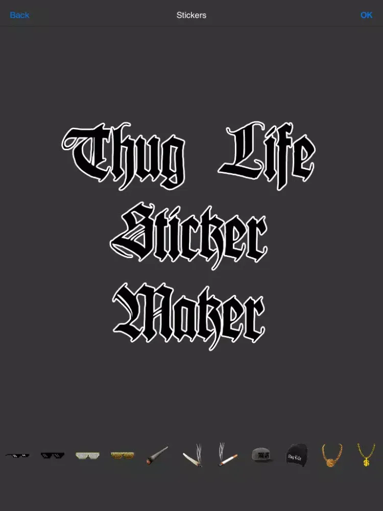 Thug Life Sticker Maker - Photo Editor - Photo Maker iPad  سکرین شاٹس