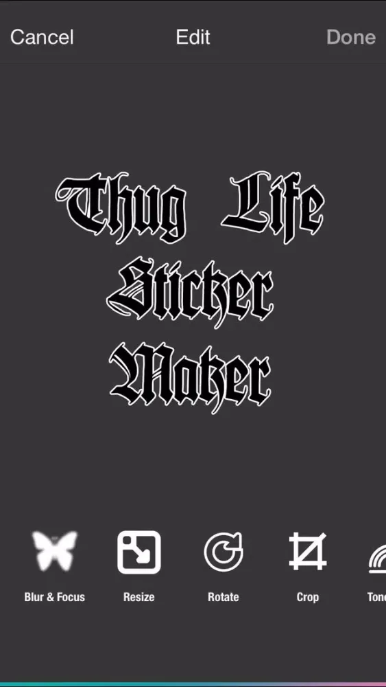 Thug Life Sticker Maker - Photo Editor - Photo Maker سکرین شاٹس
