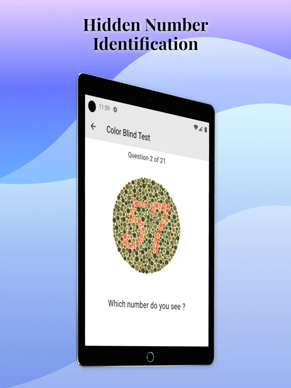 Color Blind Test (CBT) iPad  Screenshots