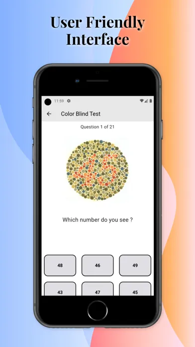 Color Blind Test (CBT) Screenshots