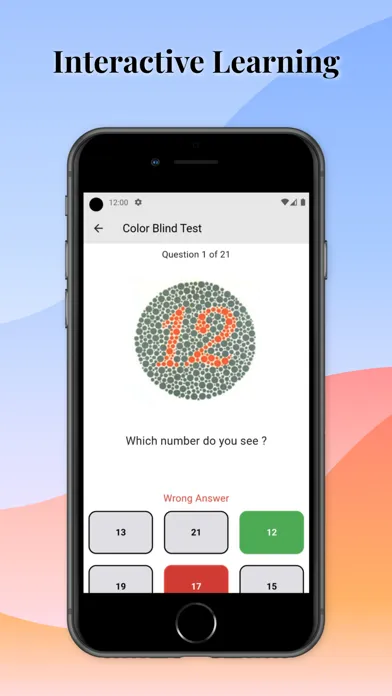 Color Blind Test (CBT) Screenshots