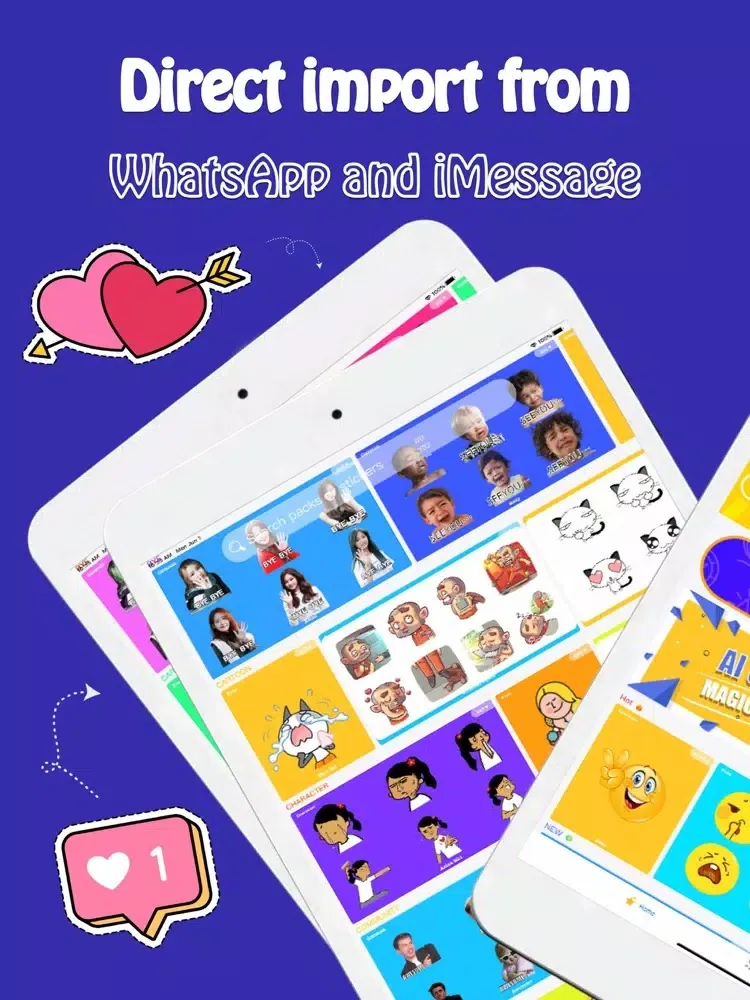 Screenshot di Stickers More - Maker&Creator iPad 