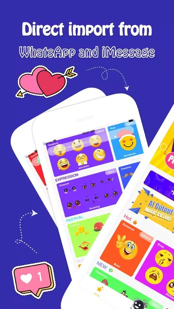 Screenshot di Stickers More - Maker&Creator