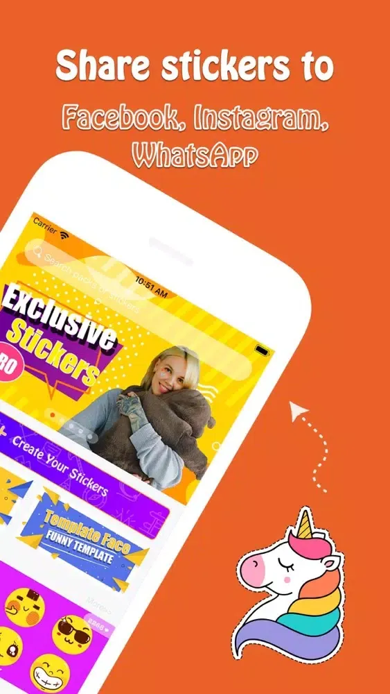 Screenshot di Stickers More - Maker&Creator