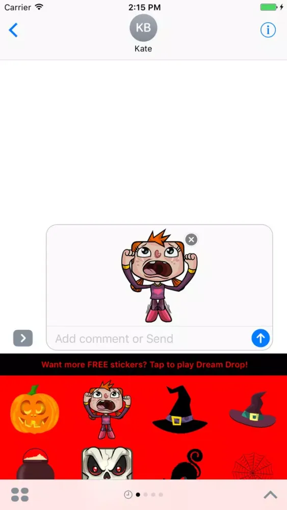 Tangkapan layar Halloween Stickers from Dream Drop