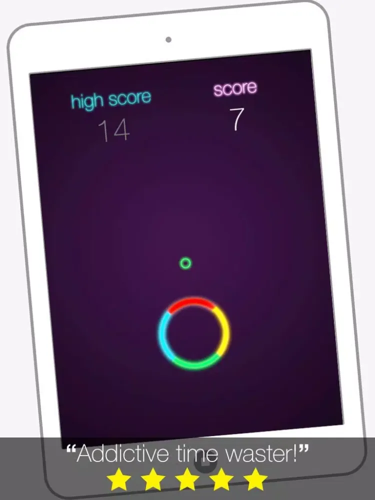 Color Switch Neon Frenzy Pro iPad 应用截图